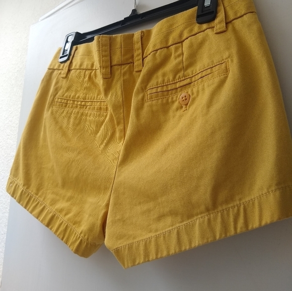 J. Crew Chino Shorts Size 2 Mustard - Picture 5 of 5